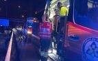 Ambulancias, accidente de tráfico
