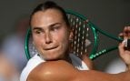 Sabalenka en Wimbledon (Getty).