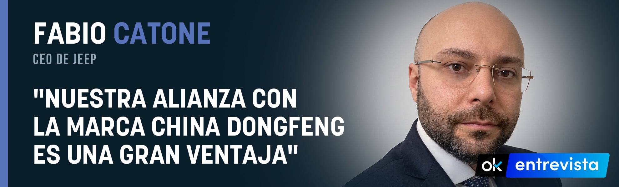 Fabio Catone, CEO de Jeep: Nuestra alianza con la marca china Dongfeng es una gran ventaja