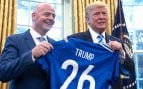 Gianni Infantino y Donald Trump