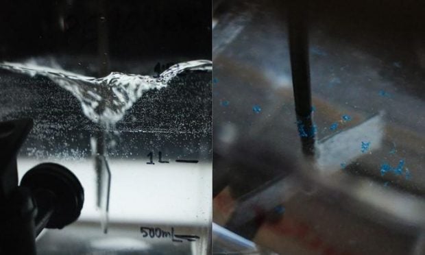 microburbujas microplásticos