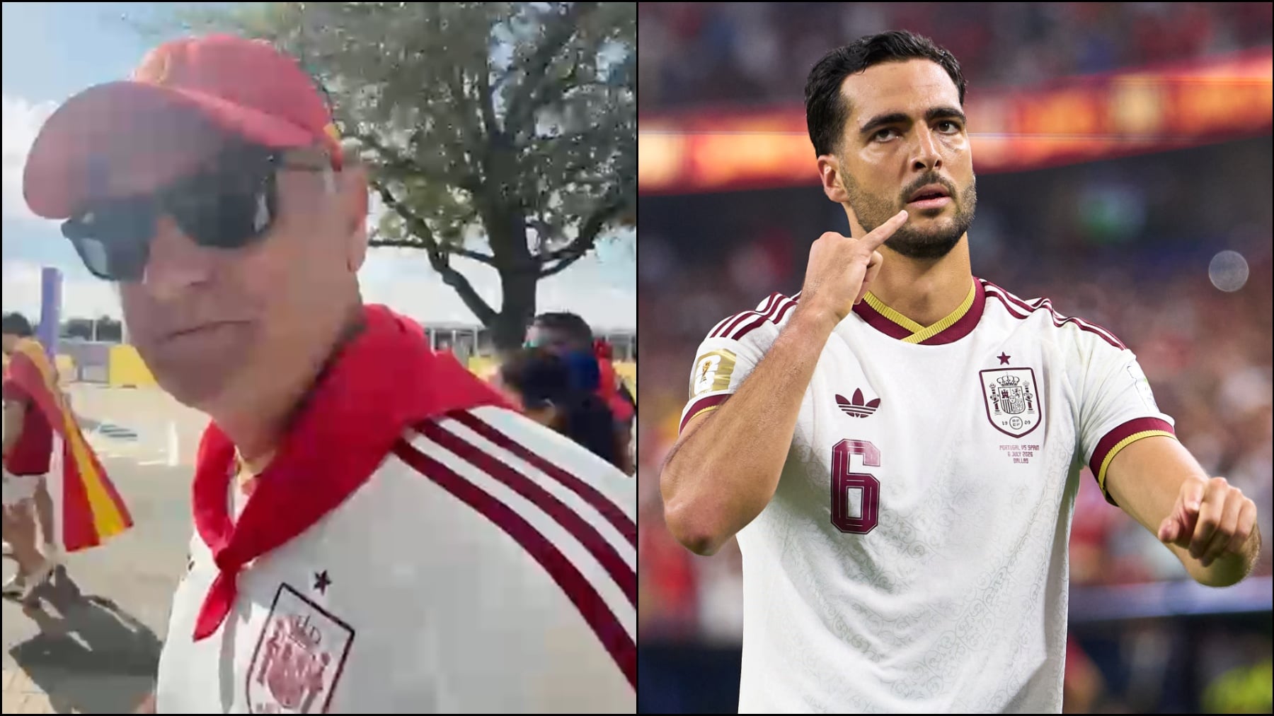 OKDIARIO con el padre del héroe de España en Dallas: Mikel siempre está para lo que le pida De la Fuente