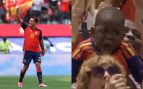 Oyarzabal, madre, hermano Lamine