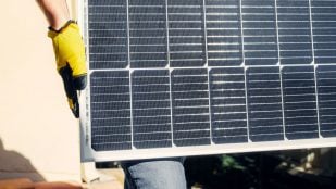 Panel solar de perovskita