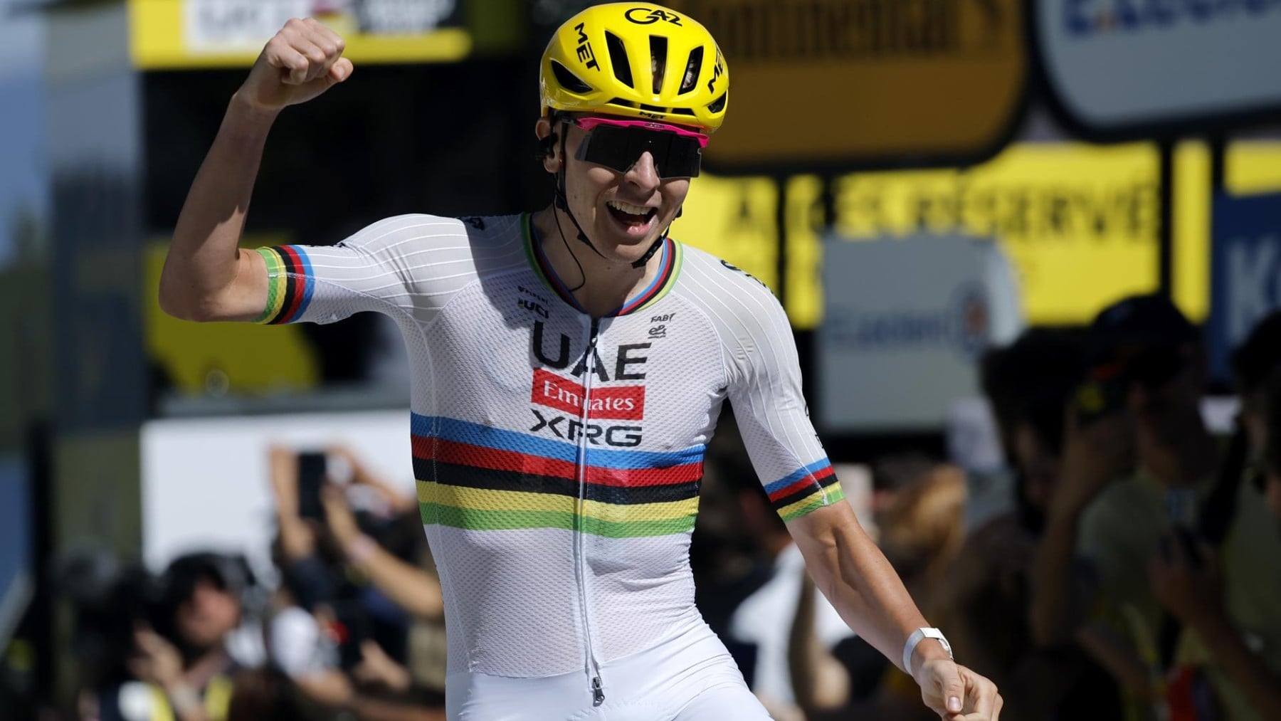 Pogacar se hace con el liderato del Tour tras la primera etapa en los Pirineos