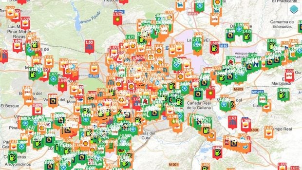 precio gasolina 11 julio Madrid