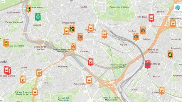 precio gasolina 13 julio Madrid