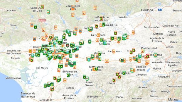 precio gasolina 7 junio Andaluc&iacute;a