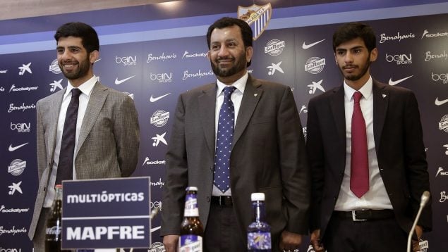 Orden de búsqueda y captura y prisión para el jeque del Málaga y sus hijos