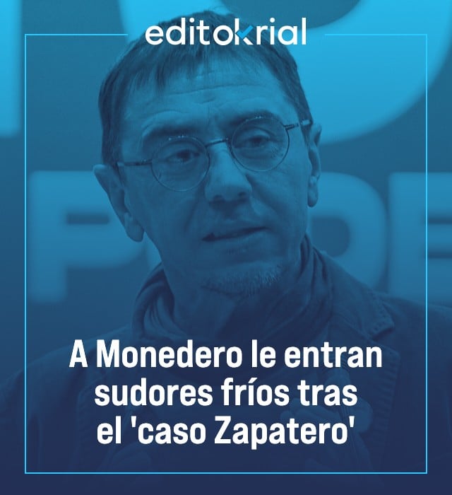 A Monedero le entran sudores fríos tras el