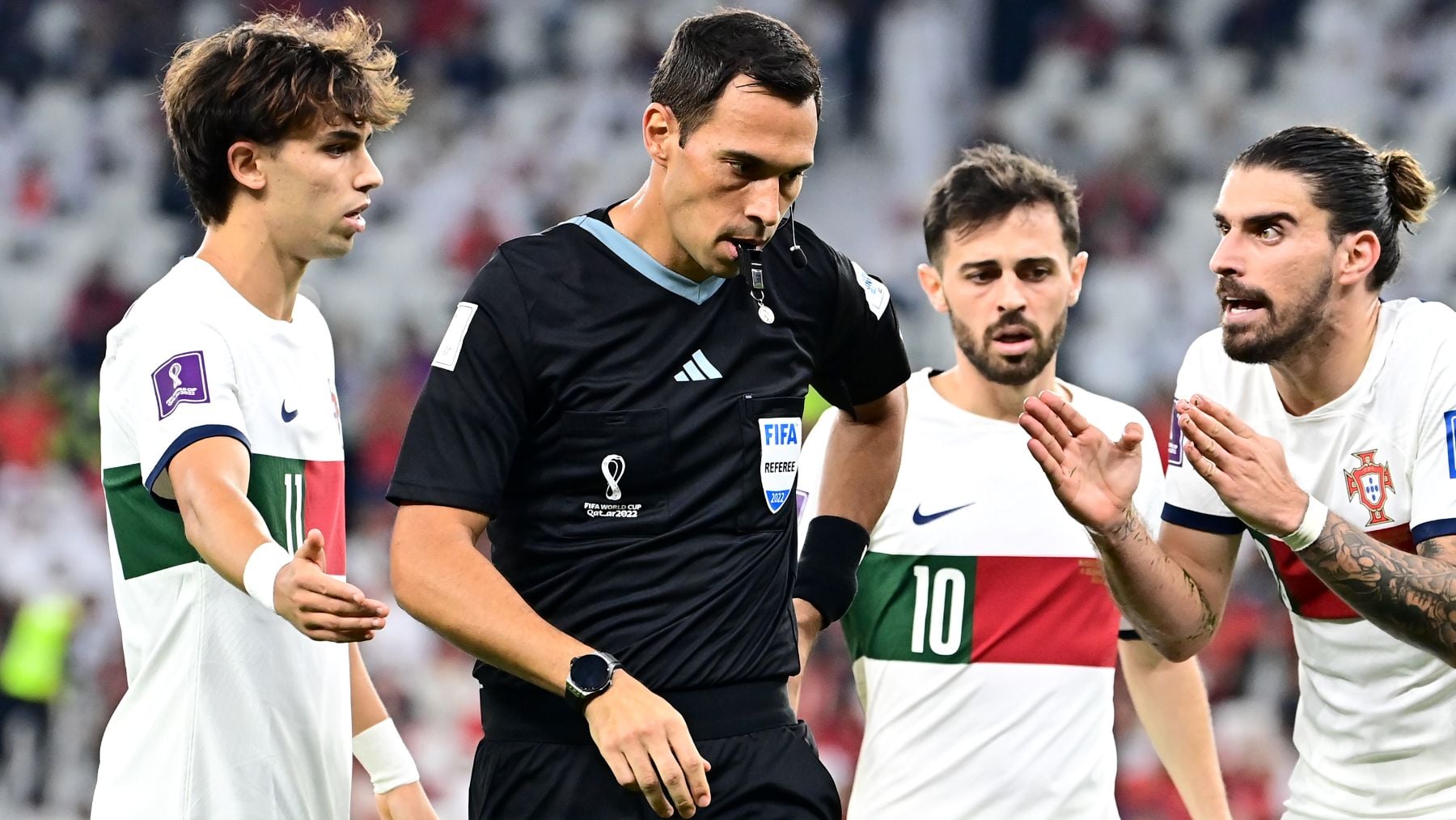 La FIFA ya colocó un equipo arbitral argentino en cuartos del último Mundial: fue con Portugal... y perdió