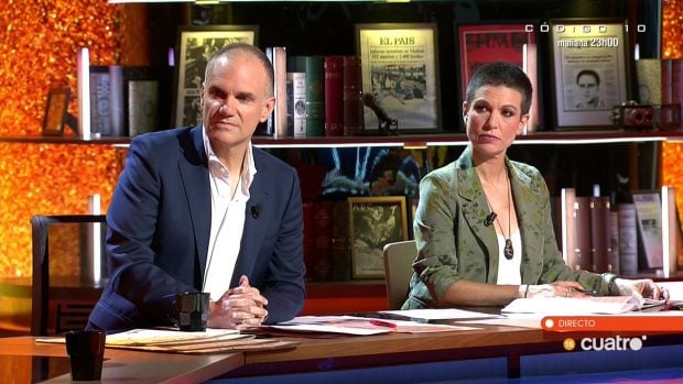 Paco L&oacute;pez Caballero y Beatriz Taleg&oacute;n, sustitutos de Iker Jim&eacute;nez y Carmen Porter en 'Horizonte' (Mediaset).