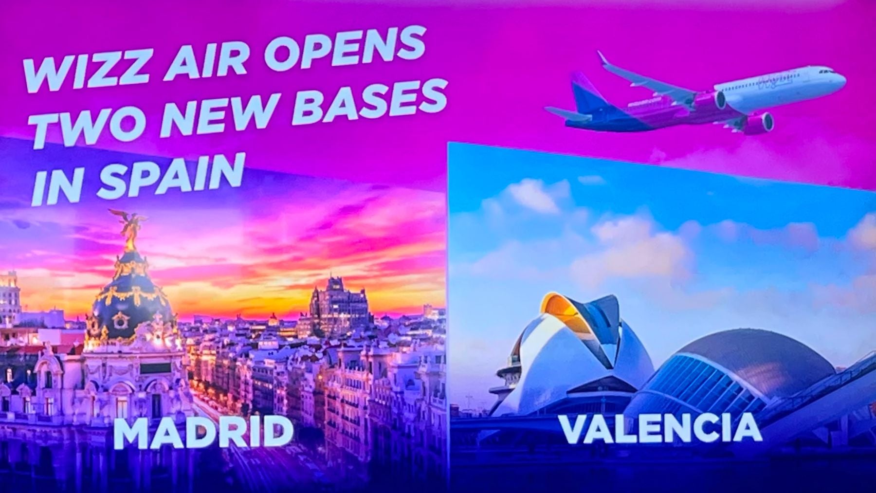 Wizz Air arranca una nueva etapa en España con bases en Madrid, Valencia y su entrada en las rutas nacionales