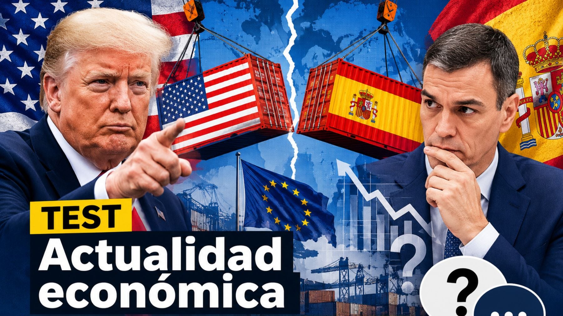 La actualidad económica a examen: responde a estas cuatro preguntas sobre Trump, España y la UE