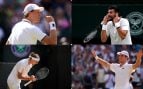 Jannik Sinner,Novak Djokovic, Arthur Fery y Alexander Zverev