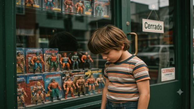 Un niño aceptando el no (Imagen creada con IA)