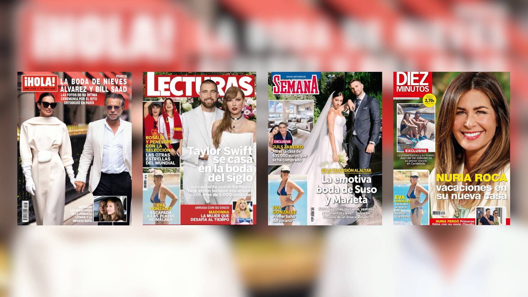 Portadas de revistas. (Foto: RRSS)