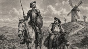 Frase de don Quijote sobre la libertad, frase de Don Quijote a Sancho Panza, reflexión de don Quijote a Sancho Panza sobre la libertad, frases de Cervantes en El Quijote.