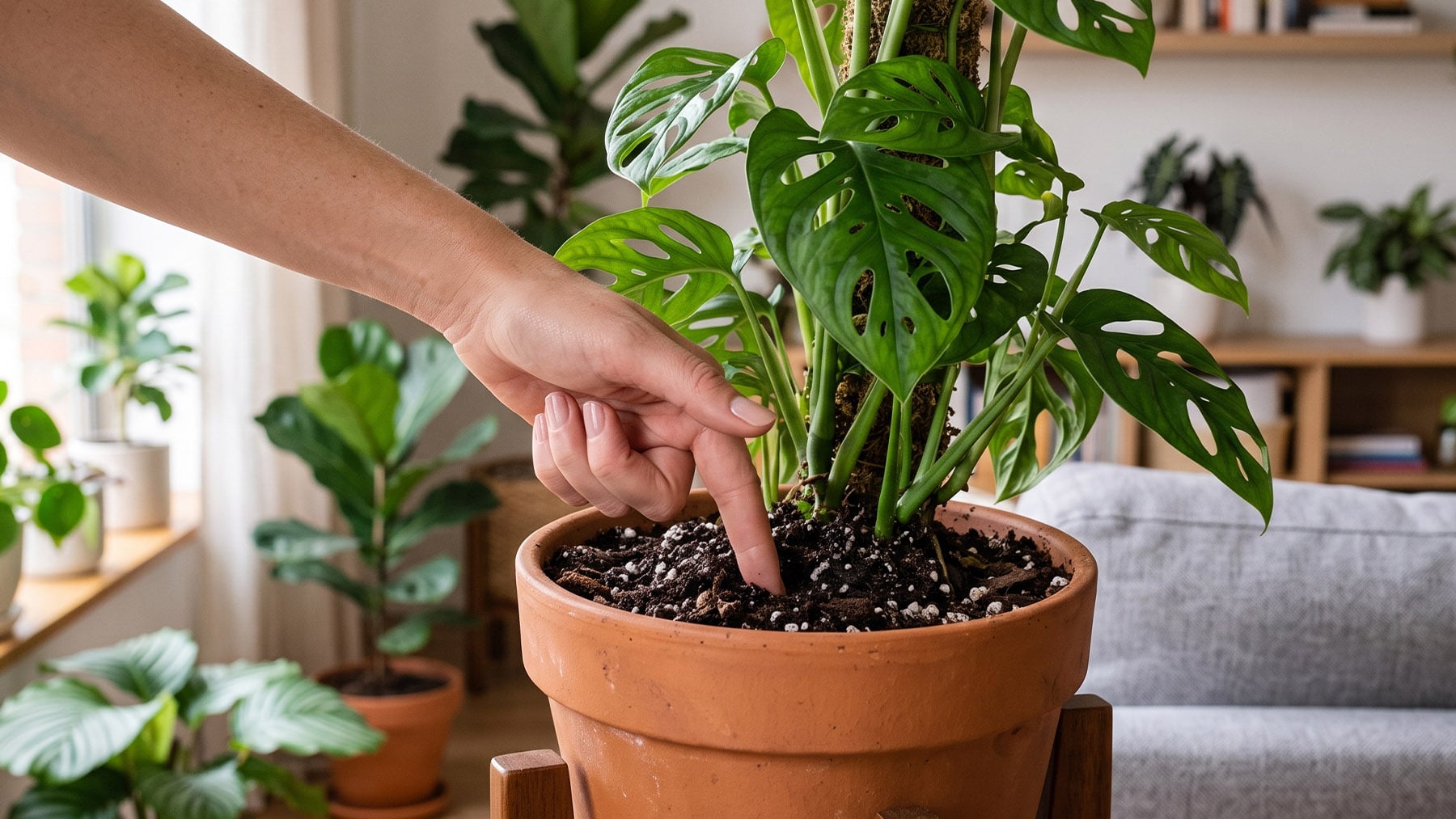 André Alonso, experto en plantas de interior: «El mayor error que comete un principiante es regar sus plantas sin mirar el sustrato»