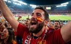 Celebración de un gol de España (Adobe)