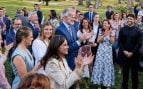 Los Reyes Felipe VI y Letizia junto a la princesa Leonor y la infanta Sofía. (Foto: nataliachueca_)