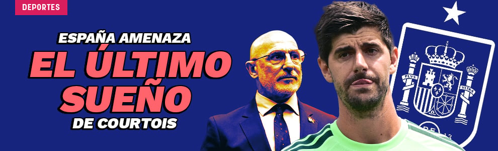 España amenaza el último sueño de Courtois