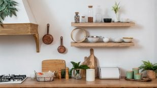 estantería cocina