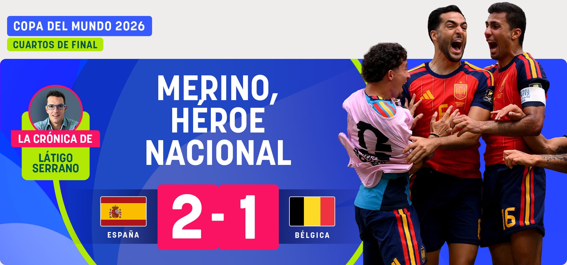 Merino, héroe nacional