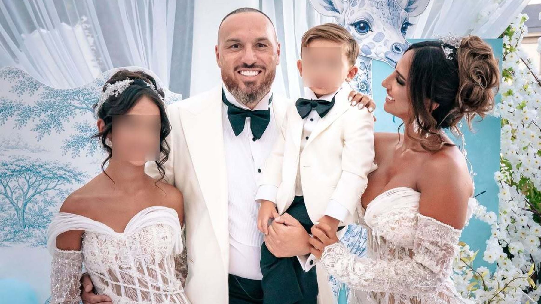 Noemí Salazar, su marido Antón y sus hijos. (Foto: Redes Sociales)