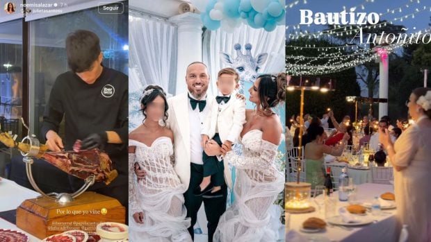 Los detalles del bautizo del hijo de Noem&iacute; Salazar. (Foto: Redes Sociales)