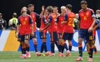 Jugadores de la selección española