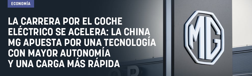 La carrera por el coche eléctrico se acelera: la china MG apuesta por una tecnología con mayor autonomía y una carga más rápida