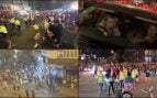 Marroquíes desatan el caos en Europa tras caer en el Mundial: incendios, peleas y agresiones a mujeres