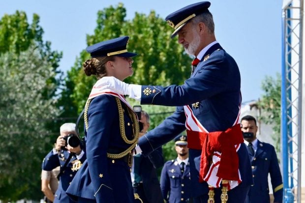 princesa Leonor, Reina Letizia, Rey Felipe