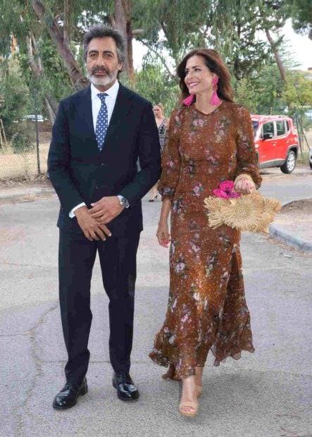 Juan del Val y Nuria Roca en la boda de Patricia Cerezo