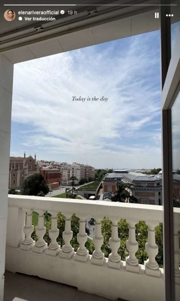 Foto de Elena Rivera antes de su boda