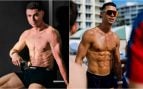 Cristiano Ronaldo sin camiseta