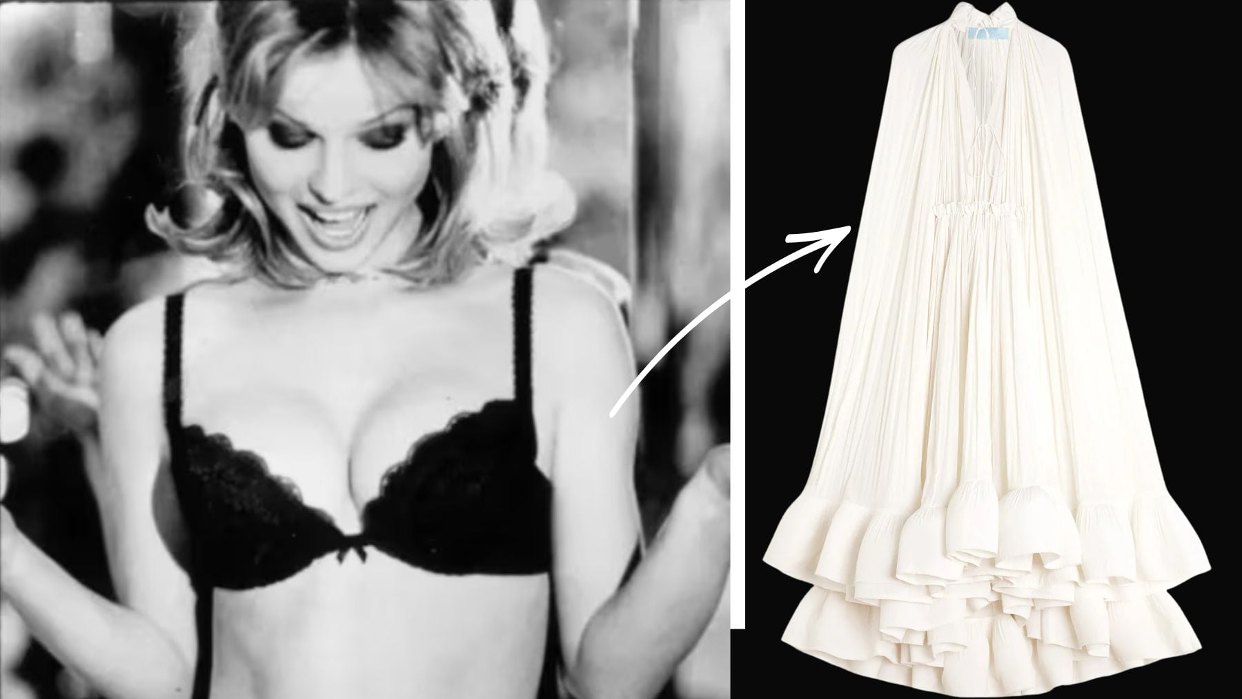 Eva Herzigová en la campaña de Wonderbra. (Foto: Wonderbra/Lanvin)