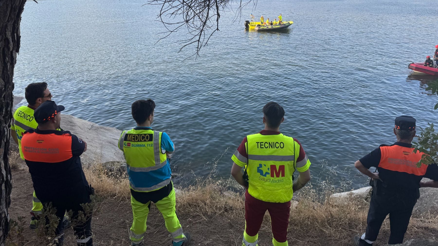 Muere un joven de 28 años mientras se bañaba en el pantano de San Juan (Madrid)