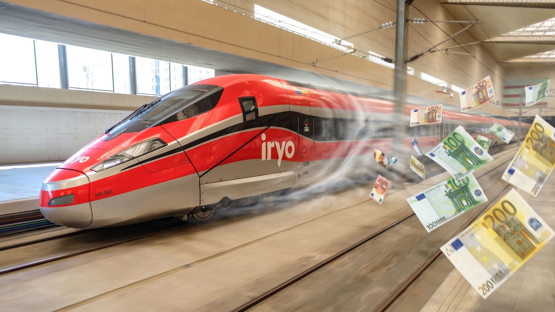 Iryo dispara las tarifas de verano y llega a cobrar 144 euros por un viaje de una hora