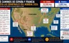España Francia Kilómetros