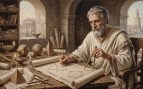 Euclides. Imagen generada con IA.