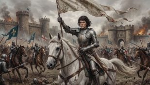 Juana de Arco. Imagen generada con IA.
