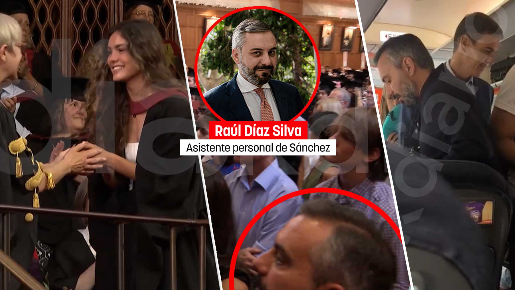 Sánchez se llevó a la graduación de su hija a un asesor de Moncloa que declaró en el