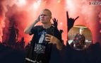 Erling Haaland en un monatje de imágenes con una foto de la canción que publicó con 16 años (Snapchat/YouTube).