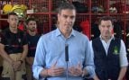 Sánchez comparece sin aceptar preguntas y arremete contra la «desinformación» tras el incendio de Los Gallardos