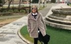 La periodista Julia Otero en una de sus visitas a Monforte de Lemos (Instagram).