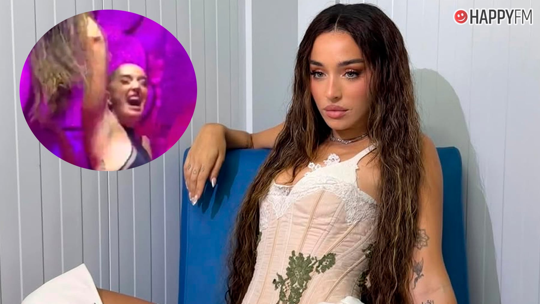 Lola Índigo pierde su peluca en plena actuación y su reacción no tarda en hacerse viral