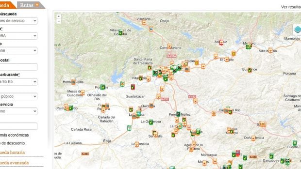 precio gasolina 18 julio Andaluc&iacute;a