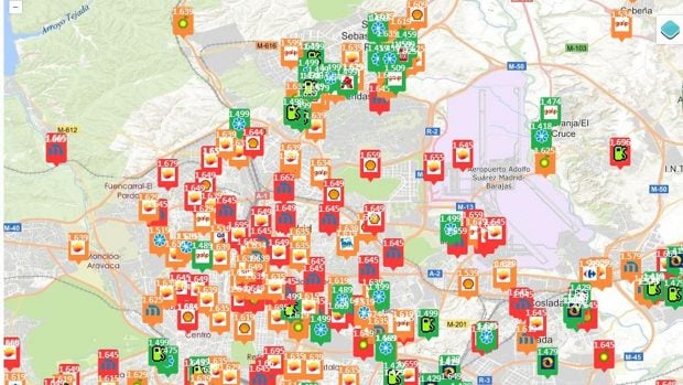 precio gasolina 19 de julio Madrid